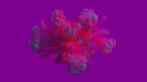 Colored smoke explosion in 4K Video stock 104447783