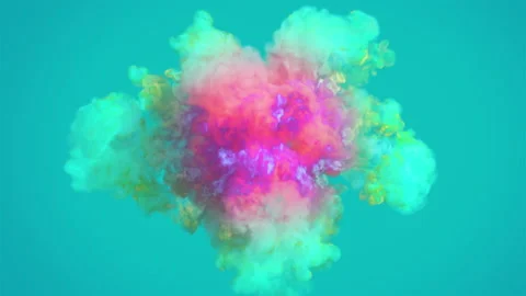 Colored smoke explosion in 4K Stock Footage 104471748