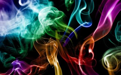 Colored smoke Stock Illustration