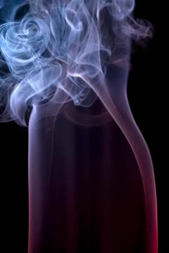 Colored smoke Stock Photos