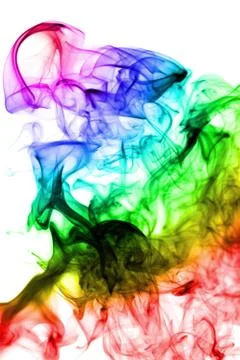 Colored smoke Stock Photos