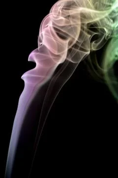 Colored smoke Stock Photos