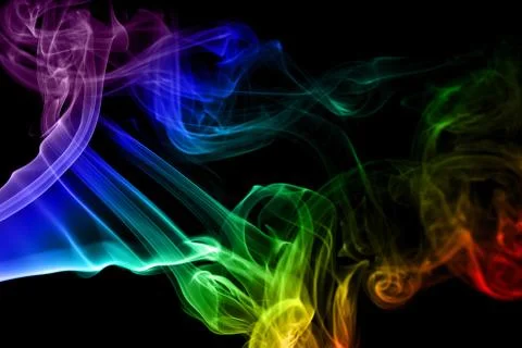 Colored smoke Stock Photos
