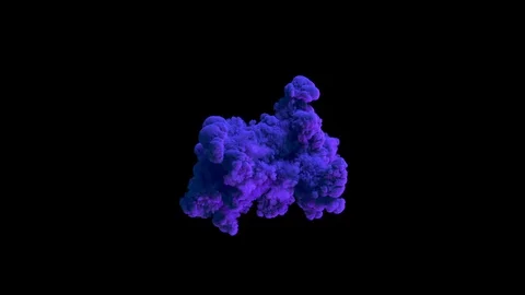 Colored smoke puff / dust puff. Stock Footage 95785178