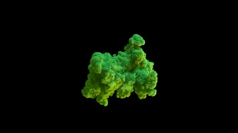 Colored smoke puff / dust puff. Stock Footage 95803479