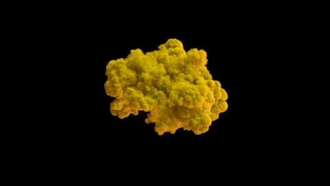 Colored smoke puff / dust puff. Stock Footage 95835520