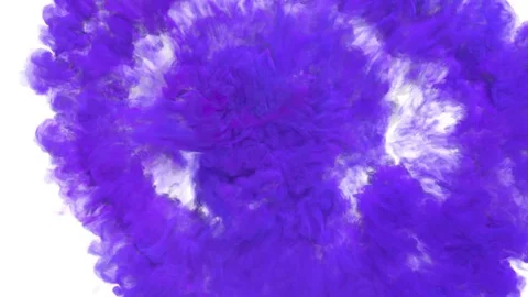 Colored smoke puff towards the camera, smoke hits camera's lense. Video stock 82574947