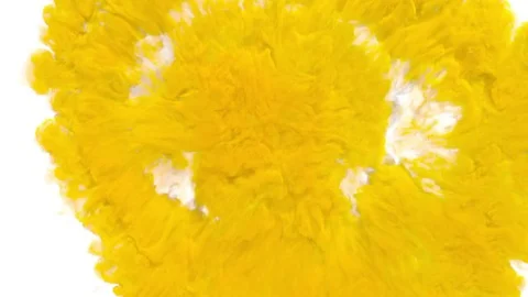 Colored smoke puff towards the camera, smoke hits camera's lense. Stock Footage 82650801