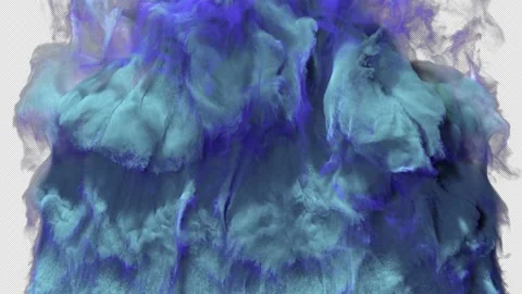 Colored Smoke Rising Video stock 157375941