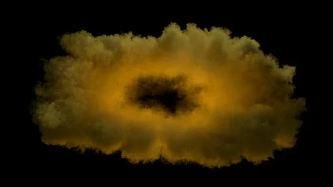 Colored smoke from rocket launch / lift off smoke / shockwave smoke. Stock Footage 86430049