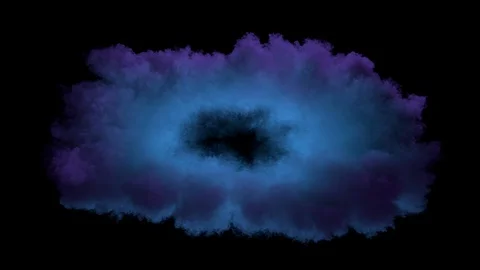 Colored smoke from rocket launch / lift off smoke / shockwave smoke. Video stock 87205035