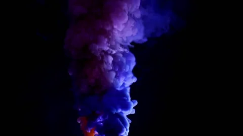 Colored smoke in slow motion Stock Footage 44245523