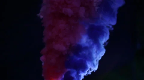 Colored smoke in slow motion Stock Footage 44245550