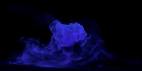 Colored smoke (stage mist) expanding towards the camera. VR 360 format. Stock-Footage 101709770
