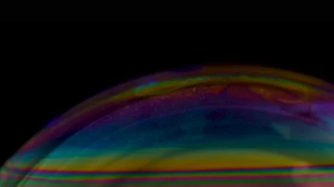 Colored soap bubble Stock Footage 143671566