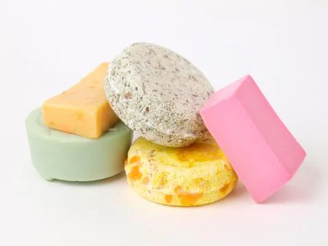 Colored soap Stock Photos