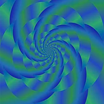 Colored Spiral Background. Fractal Pattern 스톡 일러스트