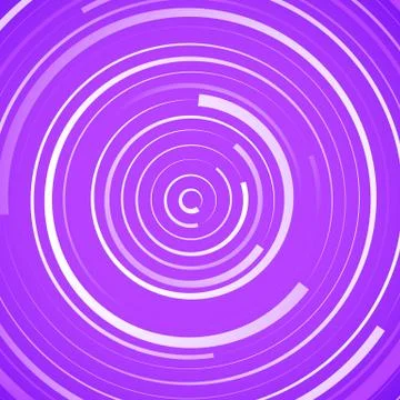 Colored spiral pattern. Concentric circles with irregular, dynamic lines. Stockillustratie
