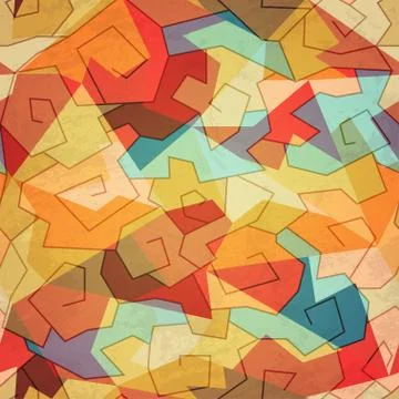 Colored spiral seamless pattern Stock Illustration