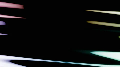 Colored Splashes Flowing on the Borders with Free Center Frame Loop  Background Stock Footage 209948733