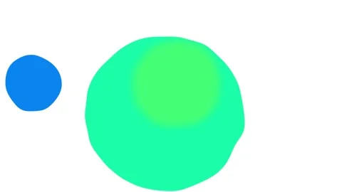 Colored spots. Abstraction. A large circle in the center. Stock Footage 272261520