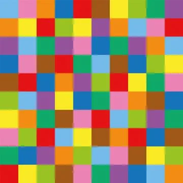 Colored Square Pattern Background Hundred Squares Stock Illustration