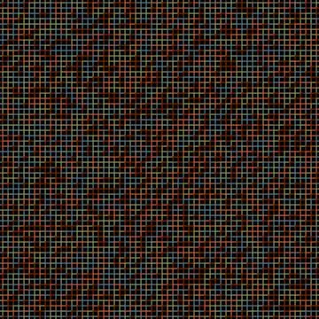 Colored squares on black background Stock Illustration