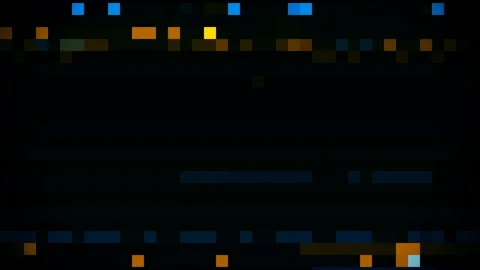 Colored Squares Running and Changing Ramp Background Stock Footage 119550878