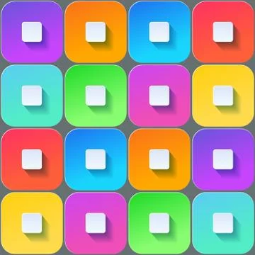 Colored squares. Seamless backfround. Illustrazione stock