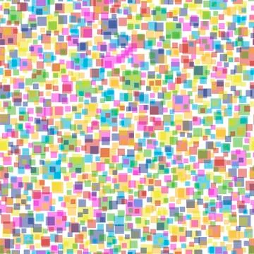 Colored Squares Seamless Pattern Stock Illustration