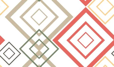 Colored squares in a seamless pattern for presentations, websites, prints. Stock Illustration