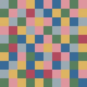 Colored squares textile abstract background Stockillustratie