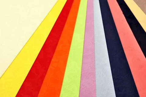 Colored standards Stock Photos