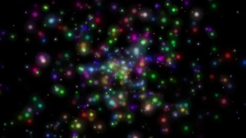Colored Star Field Stock Footage 84981325
