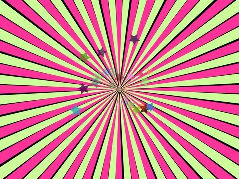 Colored stars and rays Stock Footage 120931013