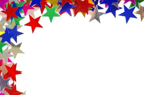 Colored stars background Stock Photos