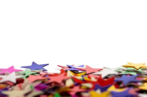 Colored stars background Stock Photos