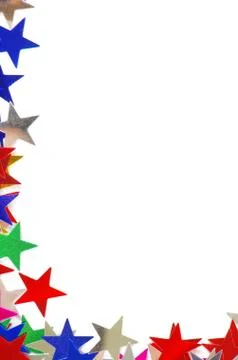 Colored stars background Stock Photos