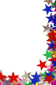 Colored stars background Stock Photos