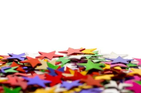 Colored stars background for your text on photo, and other. Stock Photos