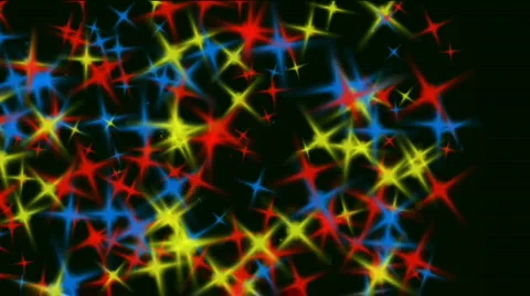 Colored stars Stock-Footage 792573