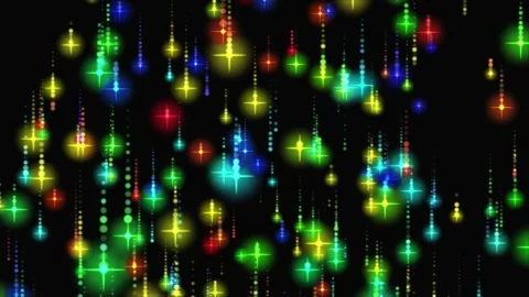 Colored stars. Vídeos de archivo 265229513