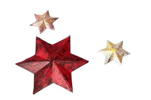 Colored stars Stock Photos