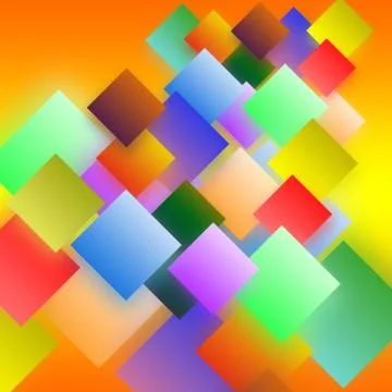 Colored stickers Stock Illustration