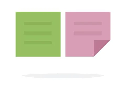 Colored stickers Stock Illustration