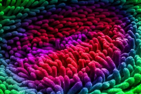 Colored sticks are intermingled Stock Illustration