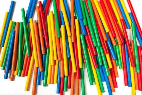 Colored sticks background texture Foto stock