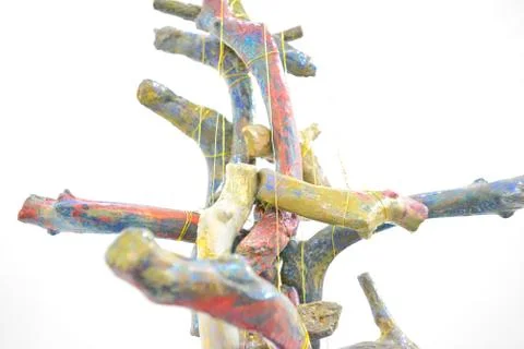 Colored sticks Stock Photos