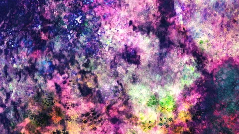 Colored Stone Concrete Stop Motion Abstract Background Fun Animation Stock Footage 106155984