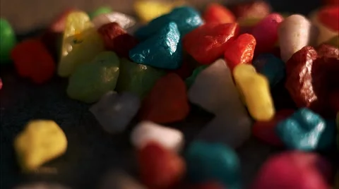 Colored stones Stock Footage 46900953